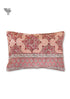 40s Cotton Pillow Cover in Block Print